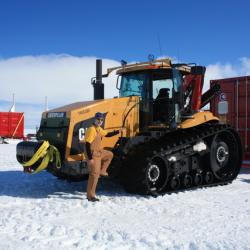 Mike LeBaron and Tractor