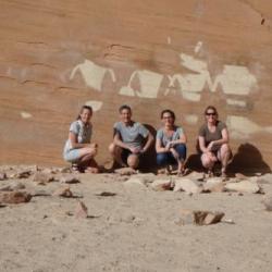 Hiking with the research team