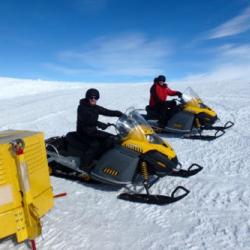 Snowmobile Training at Summit Station