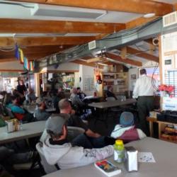 Residents at a Science Talk